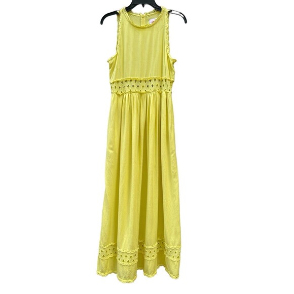 Tuckernuck Solid & Striped Alma Maxi Dress Women Size Small S Sleeveless Eyelet - Picture 11 of 16